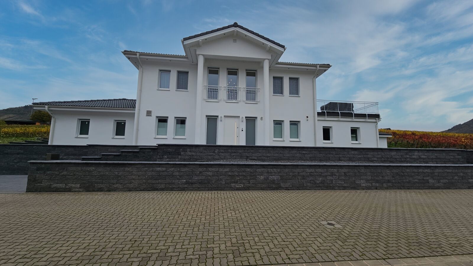 Frontansicht des Ferienhauses