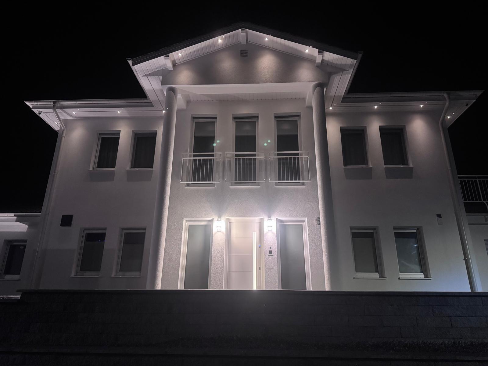 Das Ferienhaus bei Nacht