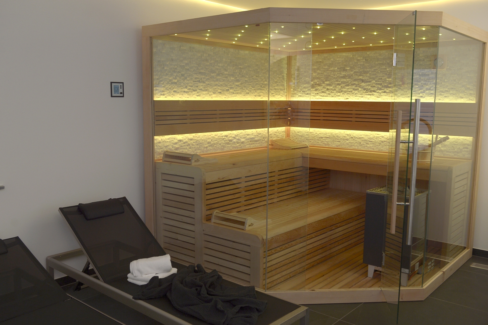 Sauna des Ferienhauses